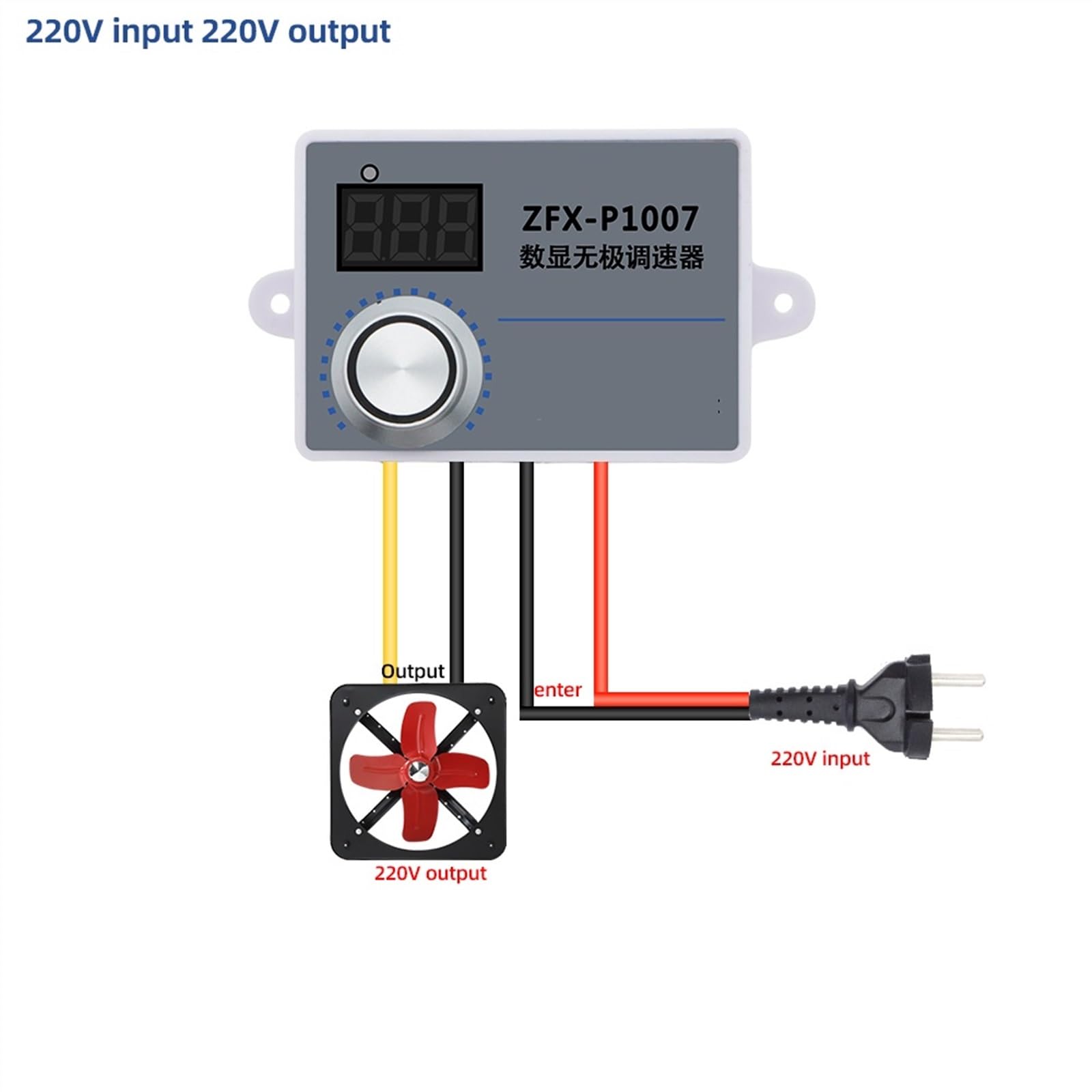 Amazon.com: ZFX-P1007 Stepless Speed Controller Regulator Switch